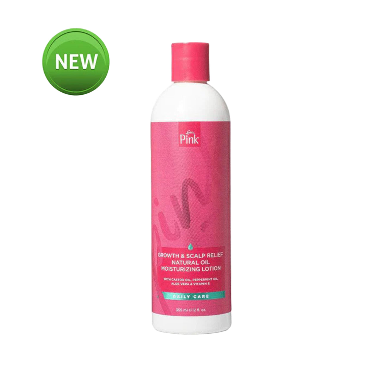 Pink Luster's Pink Growth & Scalp Relief Natural Oil Moisturizing Lotion 12oz